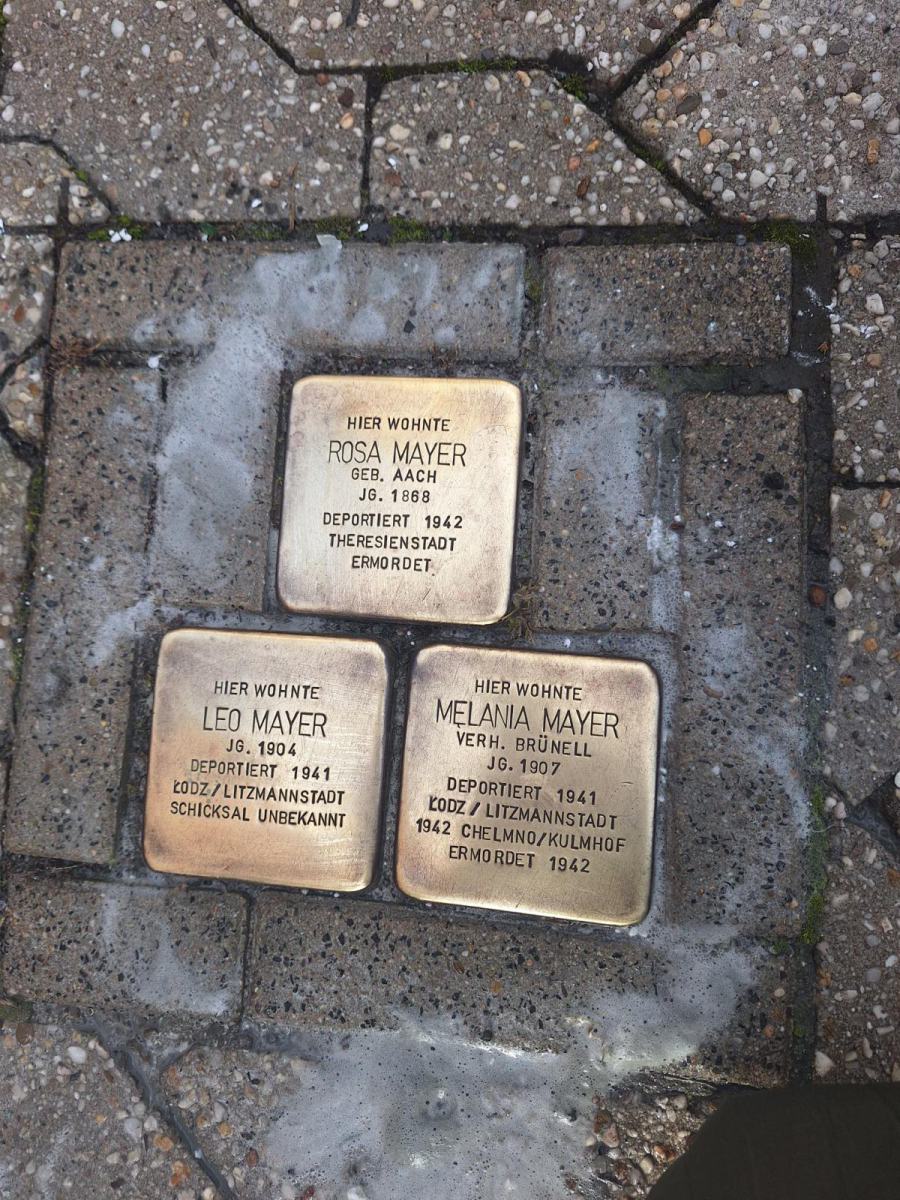 10 Jahre Putzpatenschaft der Realschule plus für die Stolpersteine in  Niedermendig – Realschule plus und FOS Mendig